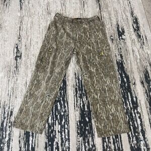 Browning Men's Size M Mossy Oak Bottomland Cargo Camo Pants Hunting Outdoors